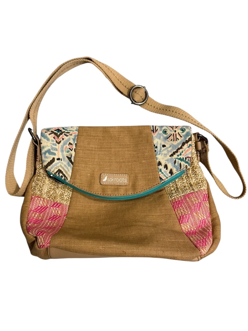 Sakroots/bohemian,free-spirited, & nature loving Cross-Body Bag for women. - Picture 3 of 15